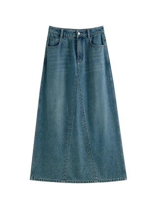 OVERSIZED DENIM SKIRT