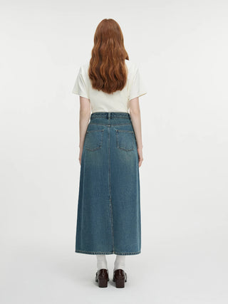 OVERSIZED DENIM SKIRT