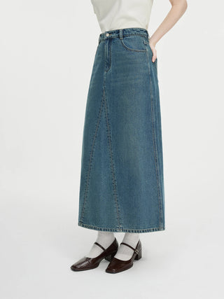 OVERSIZED DENIM SKIRT